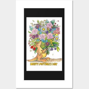 Kangaroo Mother's Day Posters and Art